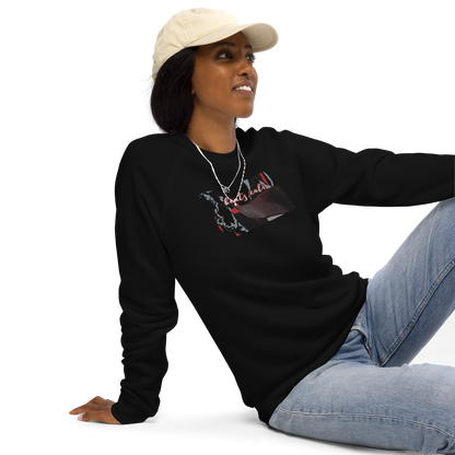 Unisex raglan sweatshirt