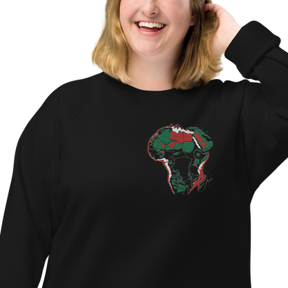 Unisex raglan sweatshirt