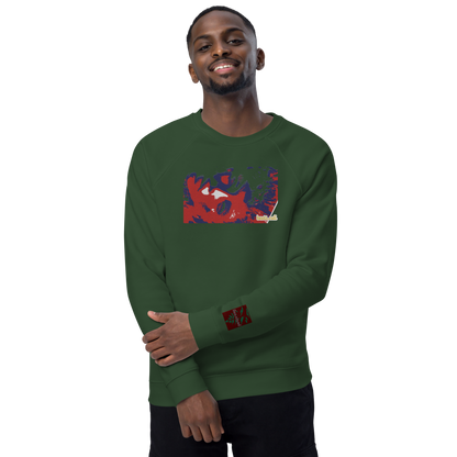 Unisex raglan sweatshirt