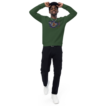 Unisex raglan sweatshirt