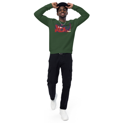 Unisex raglan sweatshirt