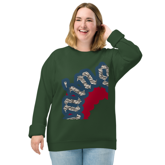 Unisex raglan sweatshirt