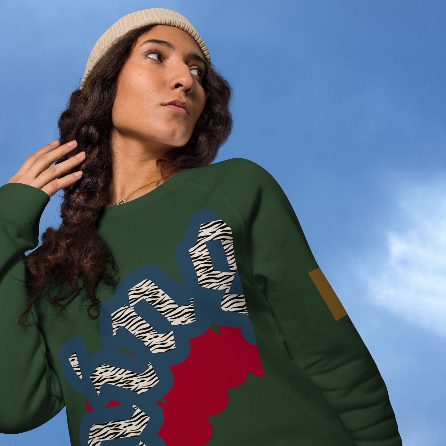 Unisex raglan sweatshirt