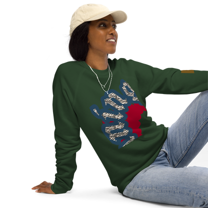 Unisex raglan sweatshirt