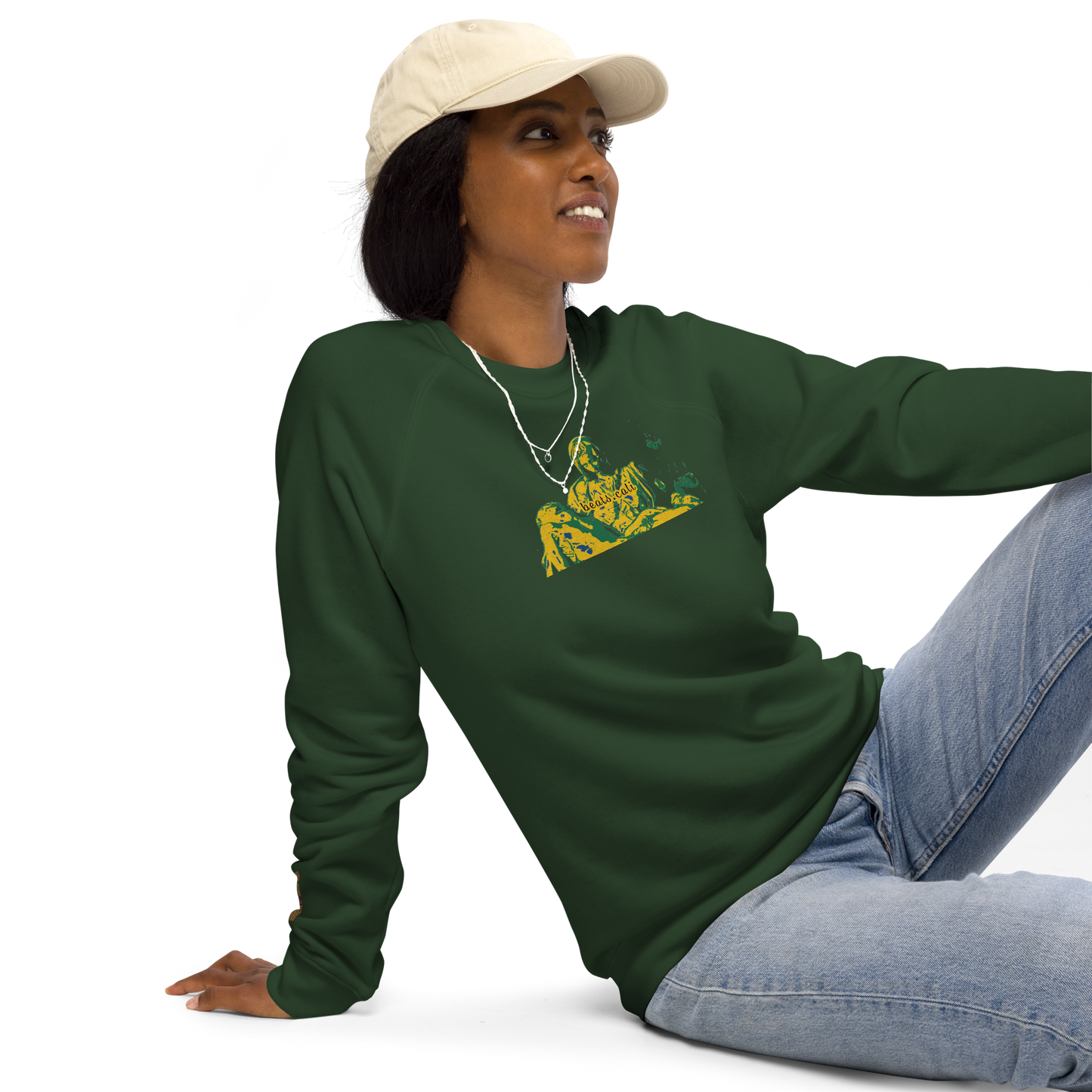 Unisex raglan sweatshirt