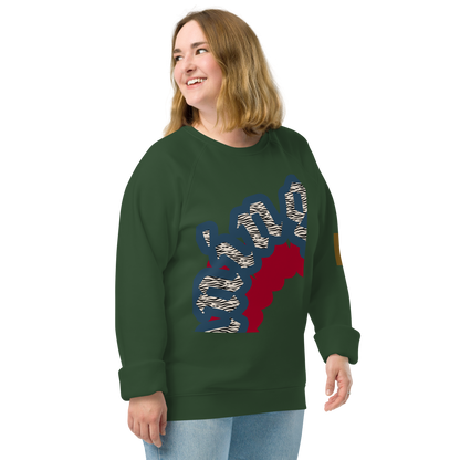 Unisex raglan sweatshirt