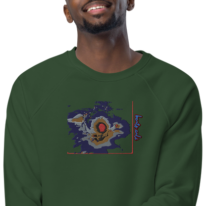 Unisex raglan sweatshirt