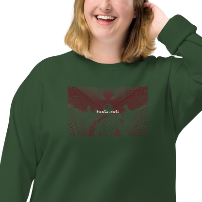 Unisex raglan sweatshirt