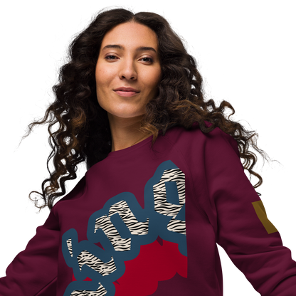 Unisex raglan sweatshirt