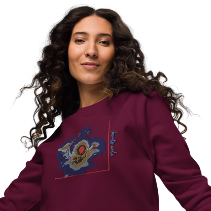 Unisex raglan sweatshirt