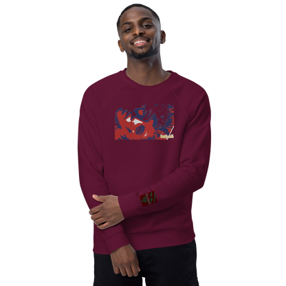 Unisex raglan sweatshirt