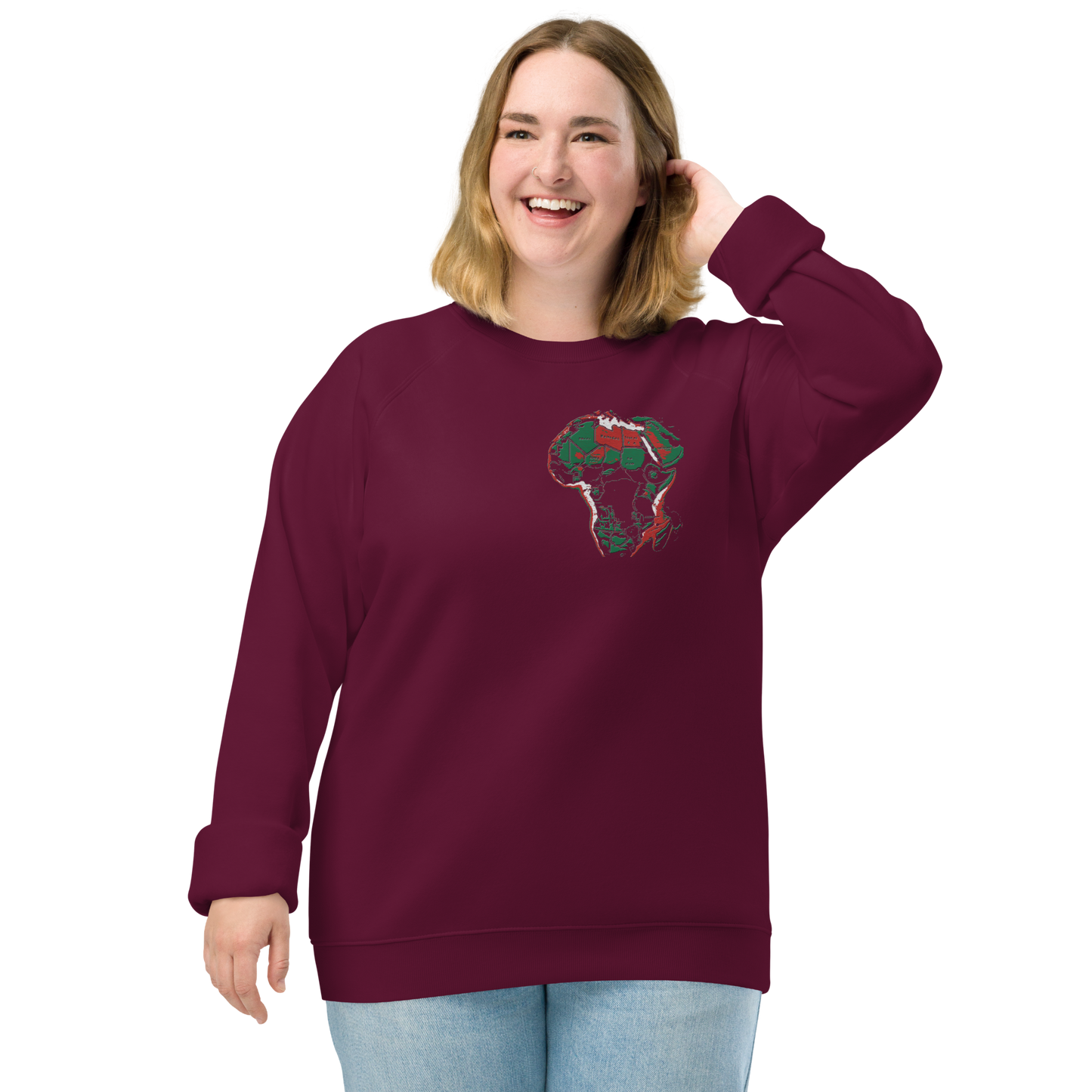 Unisex raglan sweatshirt