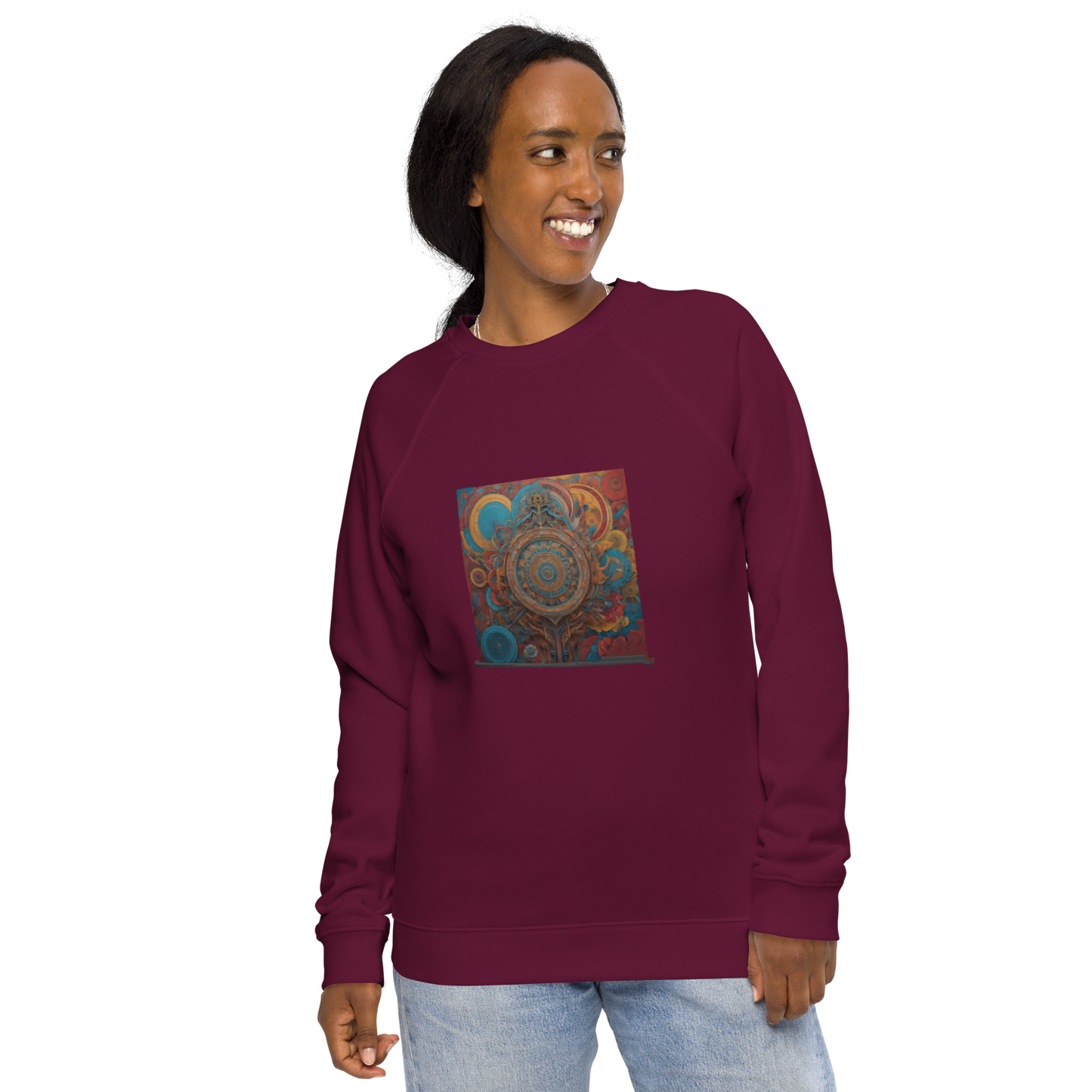 Unisex raglan sweatshirt