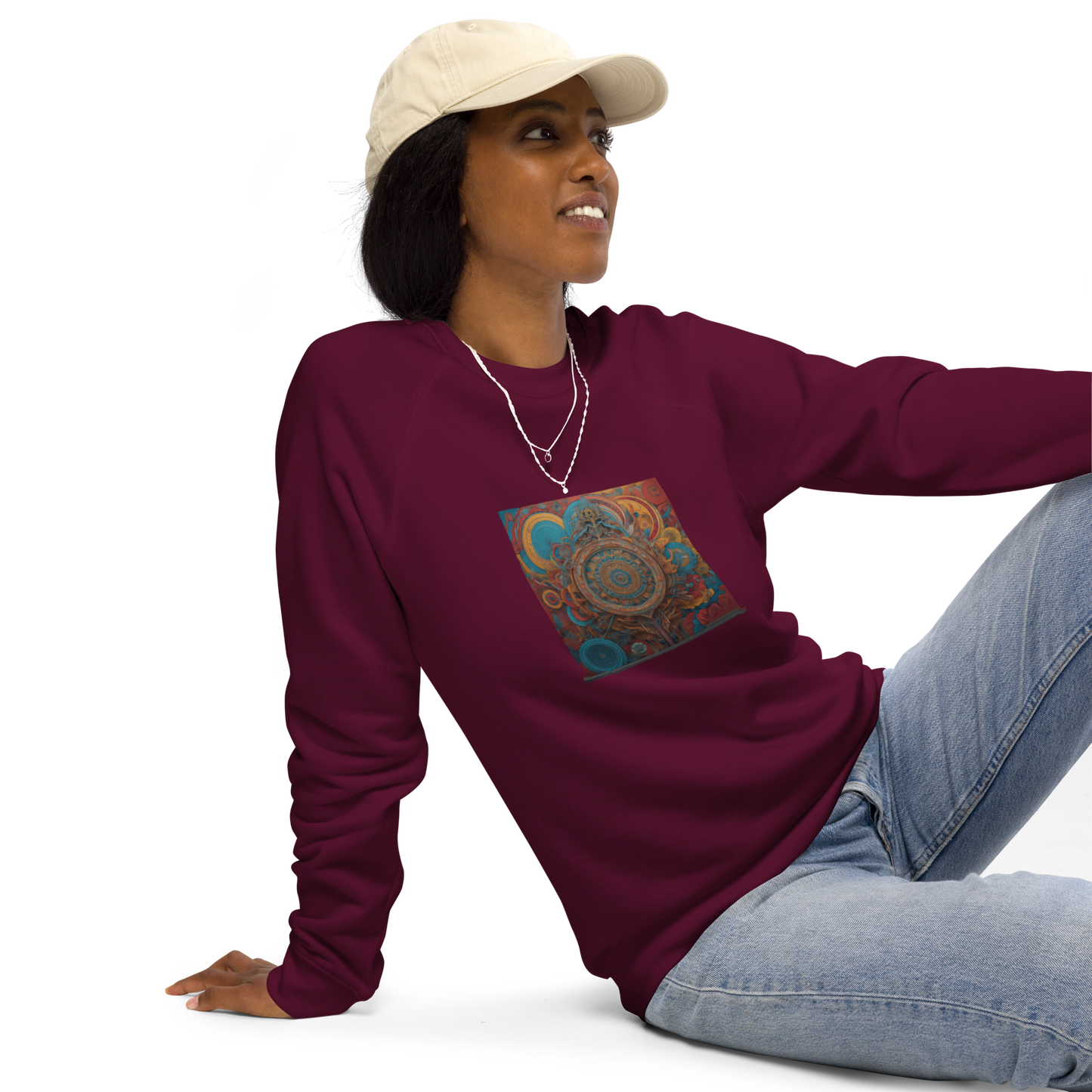 Unisex raglan sweatshirt