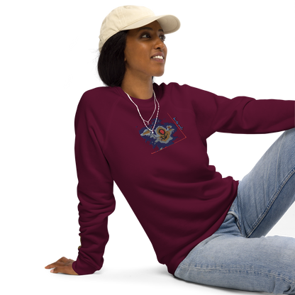Unisex raglan sweatshirt