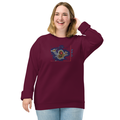 Unisex raglan sweatshirt