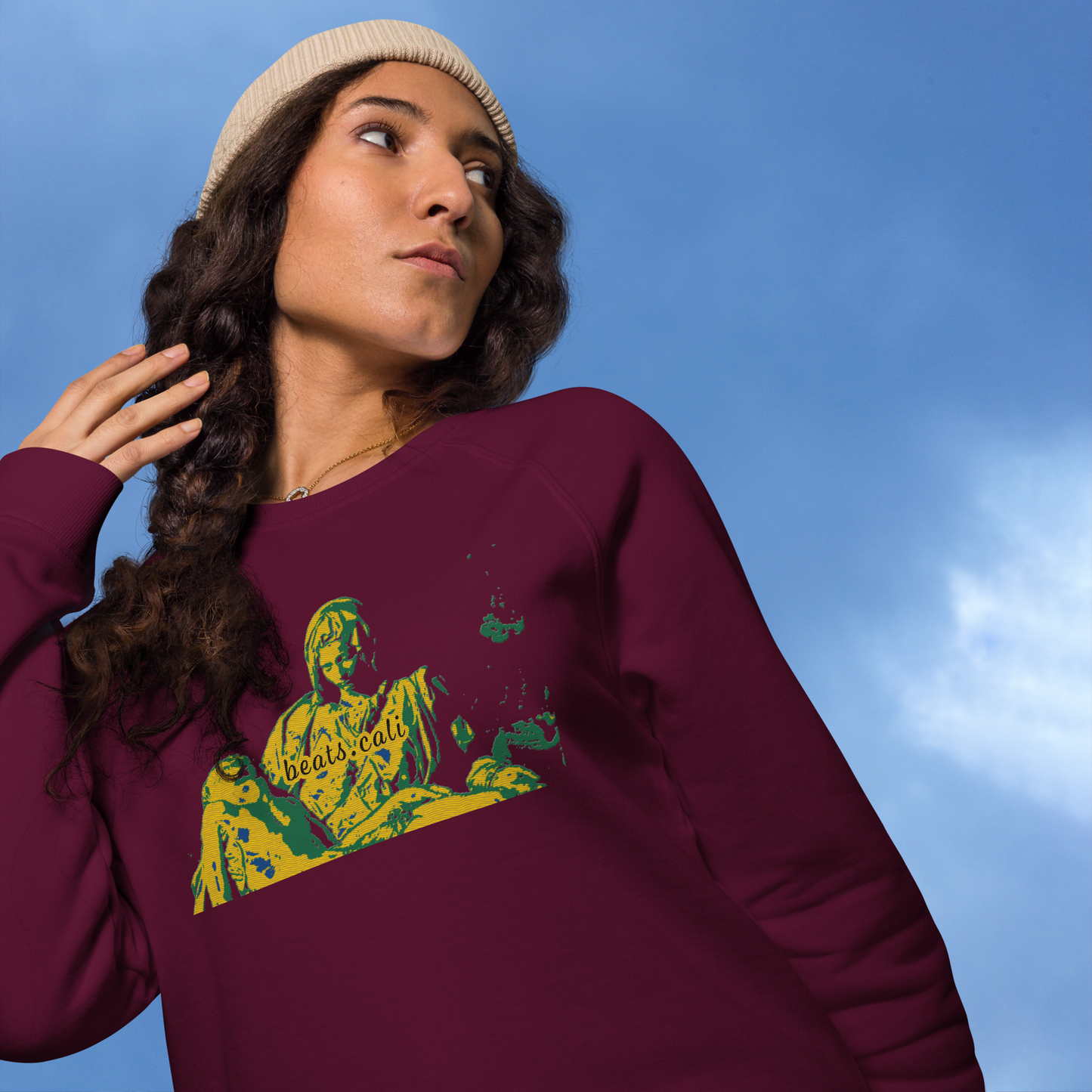 Unisex raglan sweatshirt
