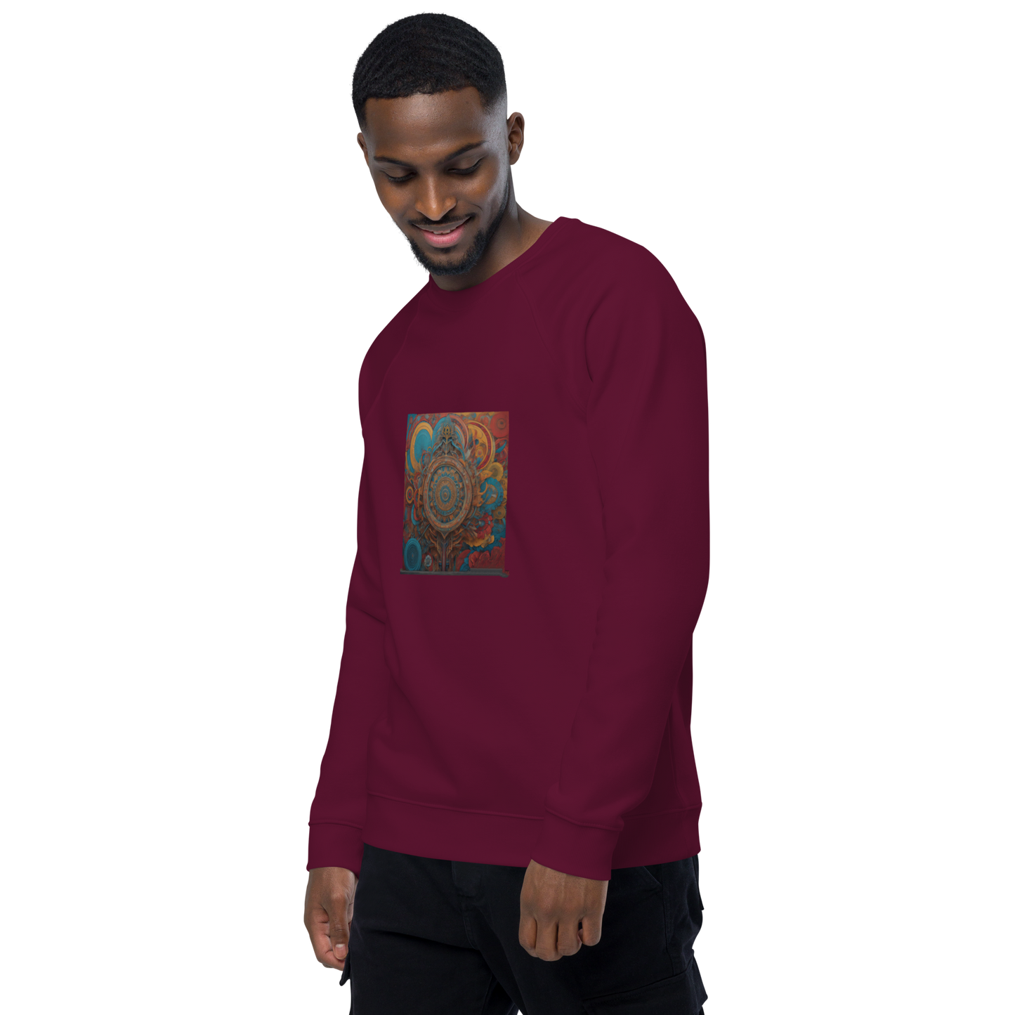 Unisex raglan sweatshirt