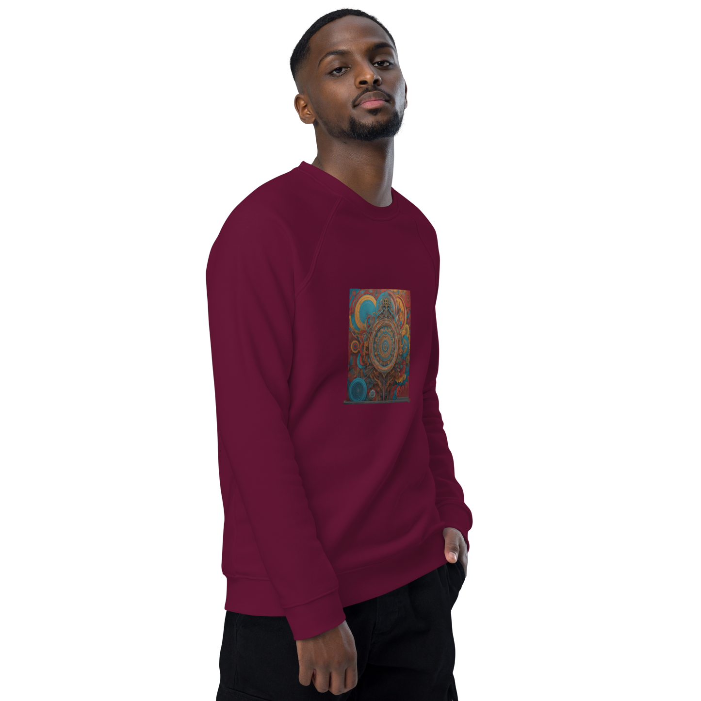 Unisex raglan sweatshirt