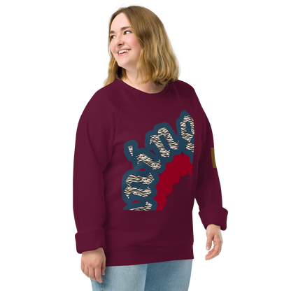 Unisex raglan sweatshirt