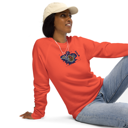 Unisex raglan sweatshirt
