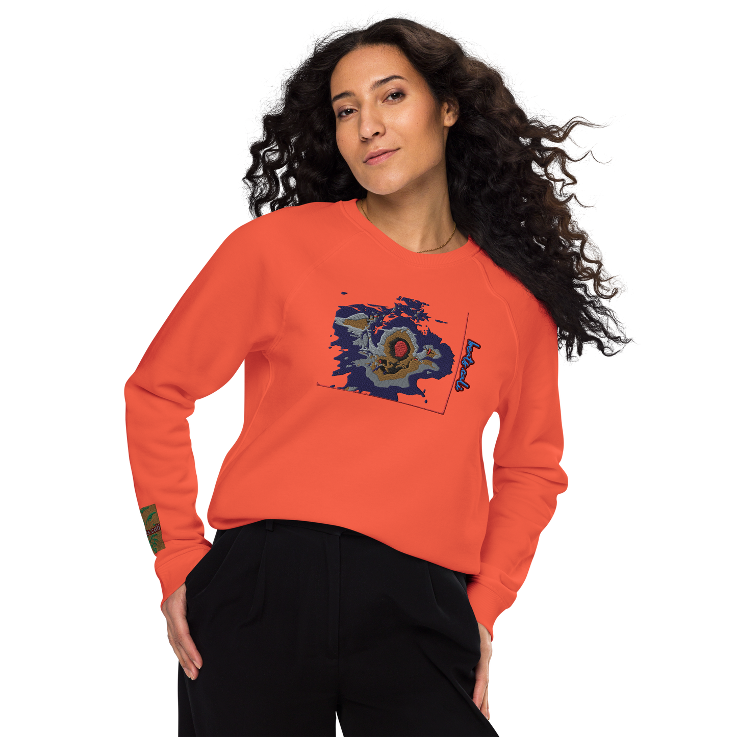 Unisex raglan sweatshirt