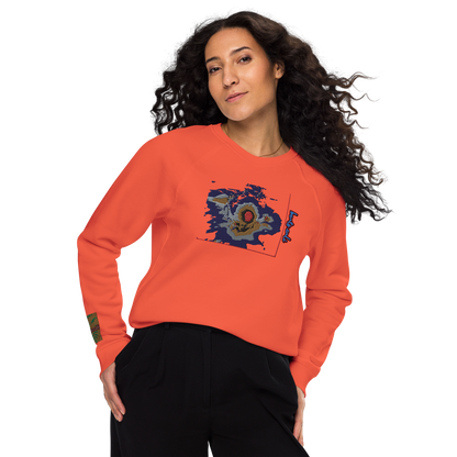 Unisex raglan sweatshirt