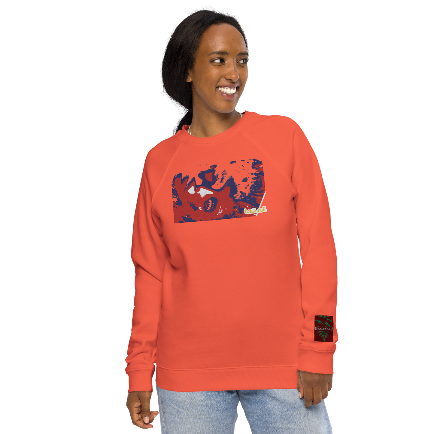 Unisex raglan sweatshirt