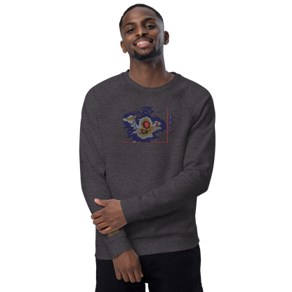 Unisex raglan sweatshirt