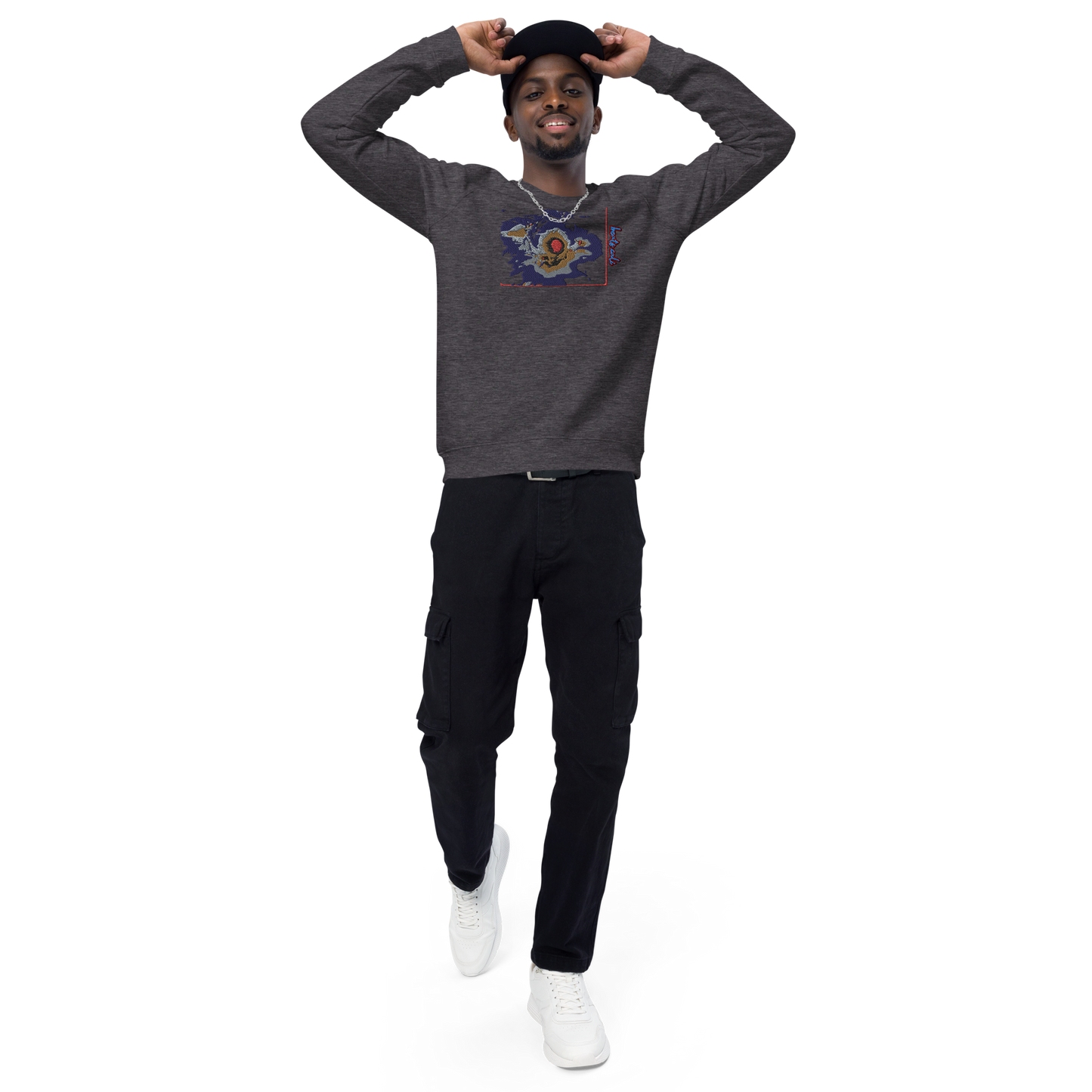 Unisex raglan sweatshirt