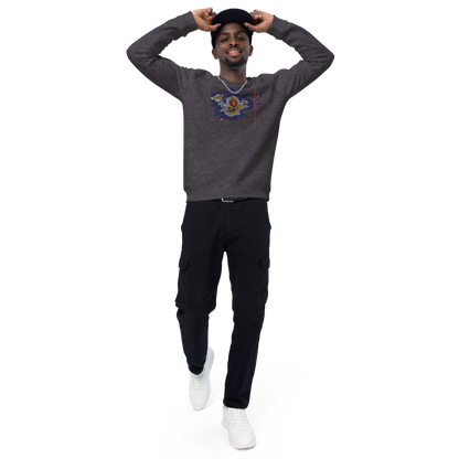 Unisex raglan sweatshirt