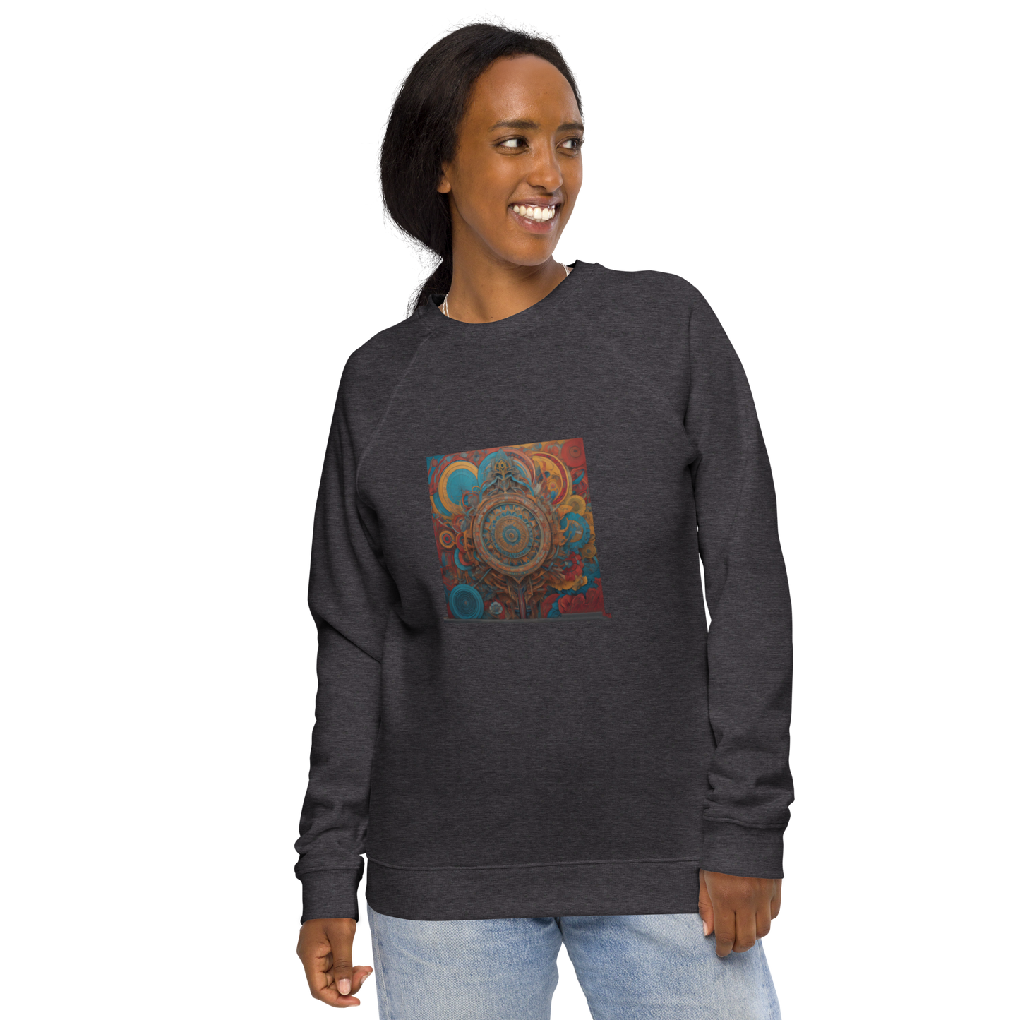 Unisex raglan sweatshirt