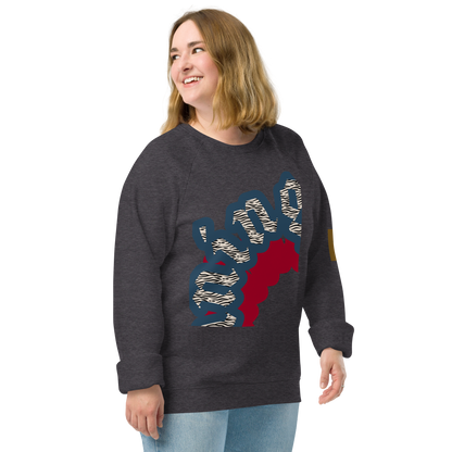 Unisex raglan sweatshirt
