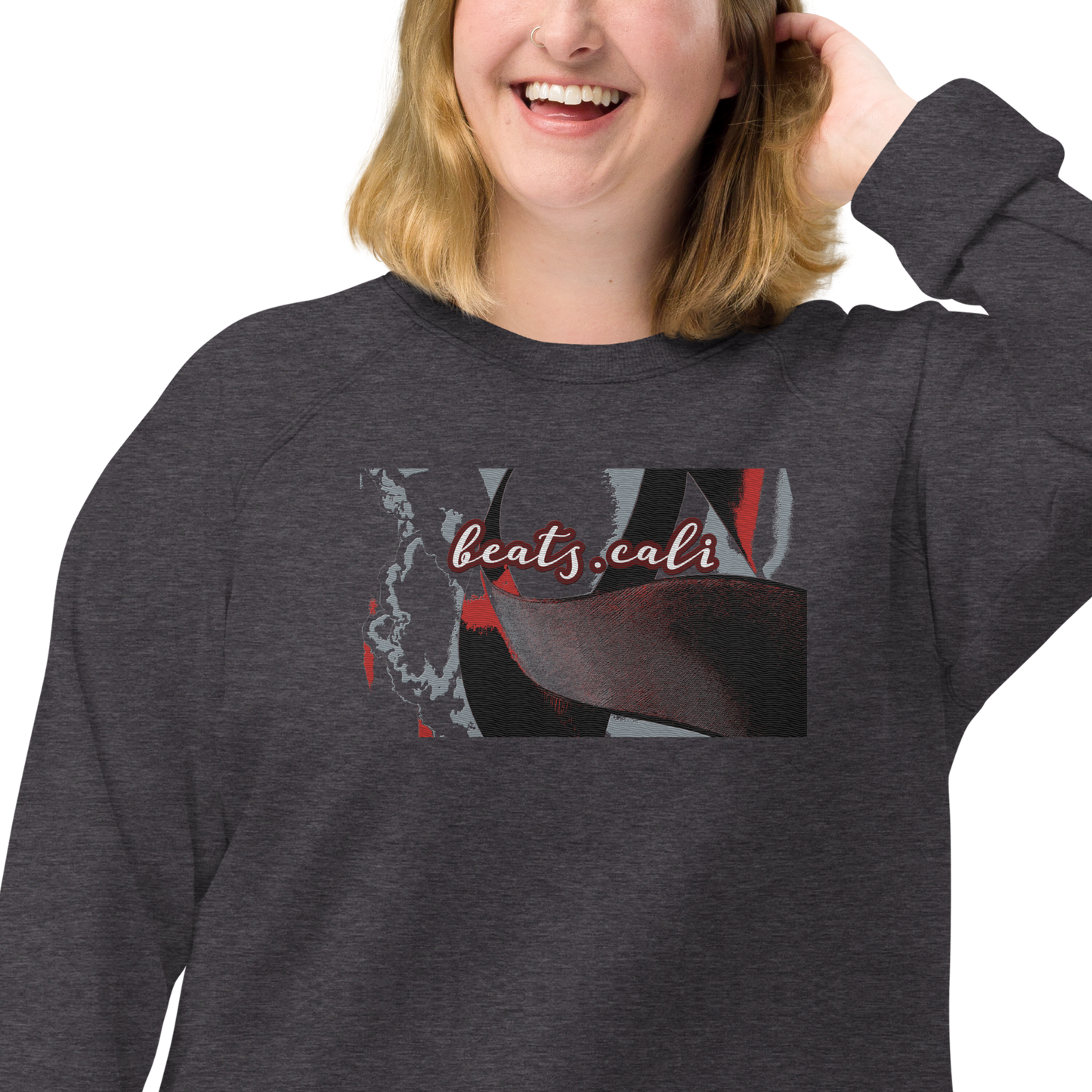 Unisex raglan sweatshirt
