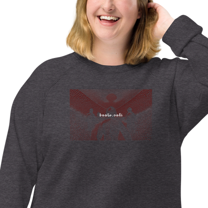 Unisex raglan sweatshirt