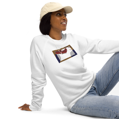 Unisex raglan sweatshirt