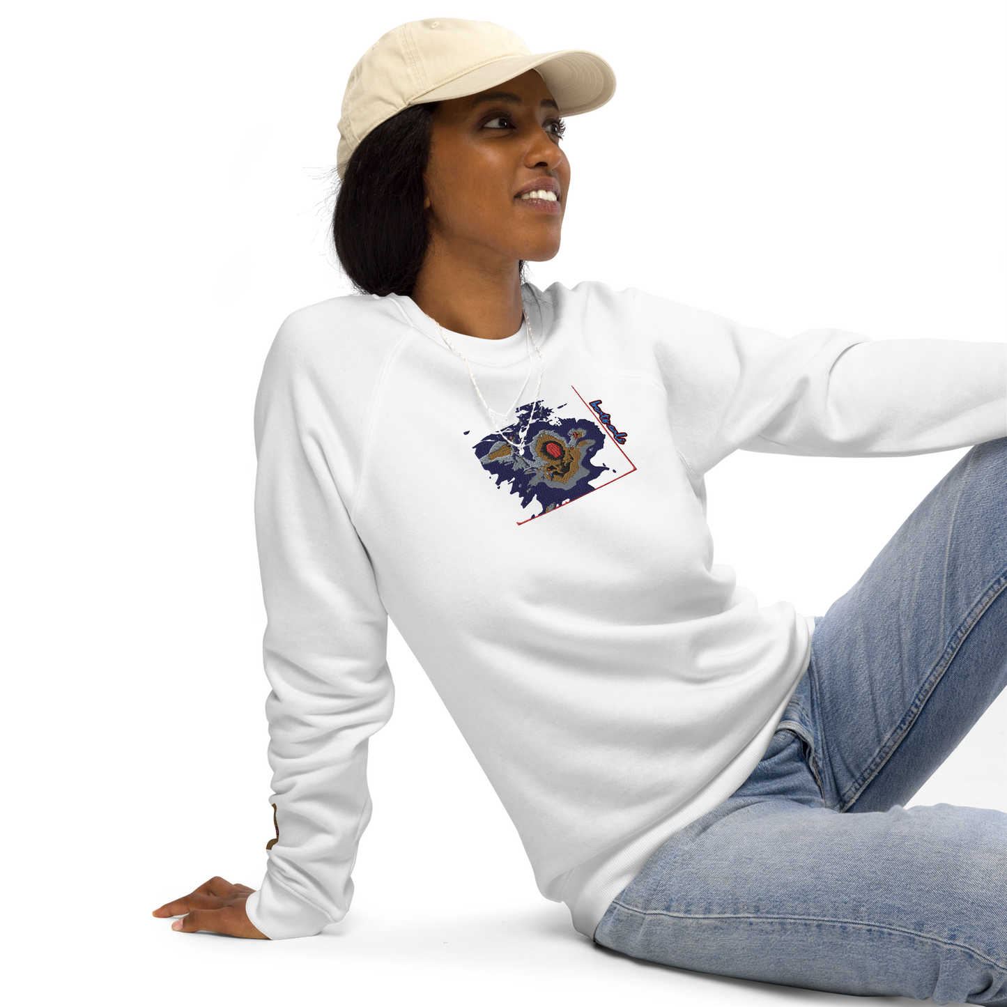 Unisex raglan sweatshirt