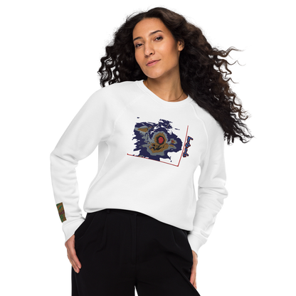 Unisex raglan sweatshirt