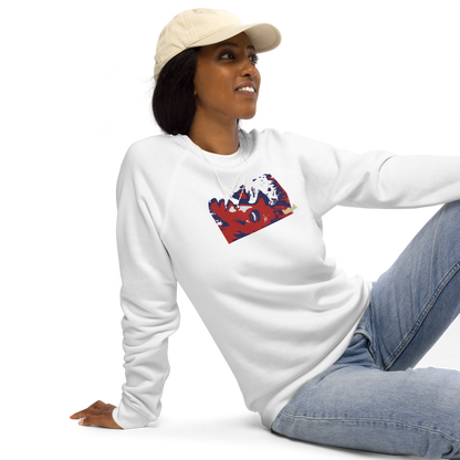 Unisex raglan sweatshirt