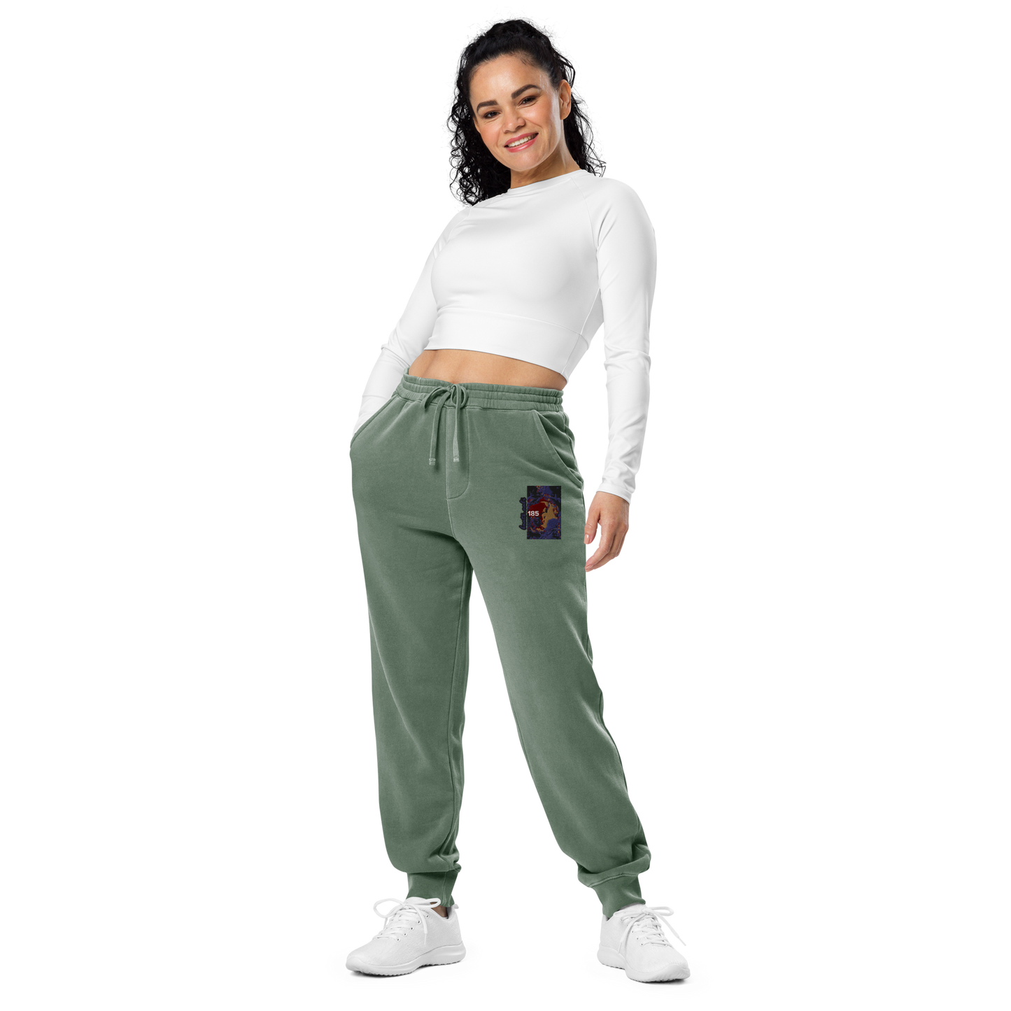 Unisex pigment-dyed sweatpants