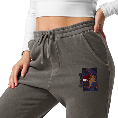 Unisex pigment-dyed sweatpants