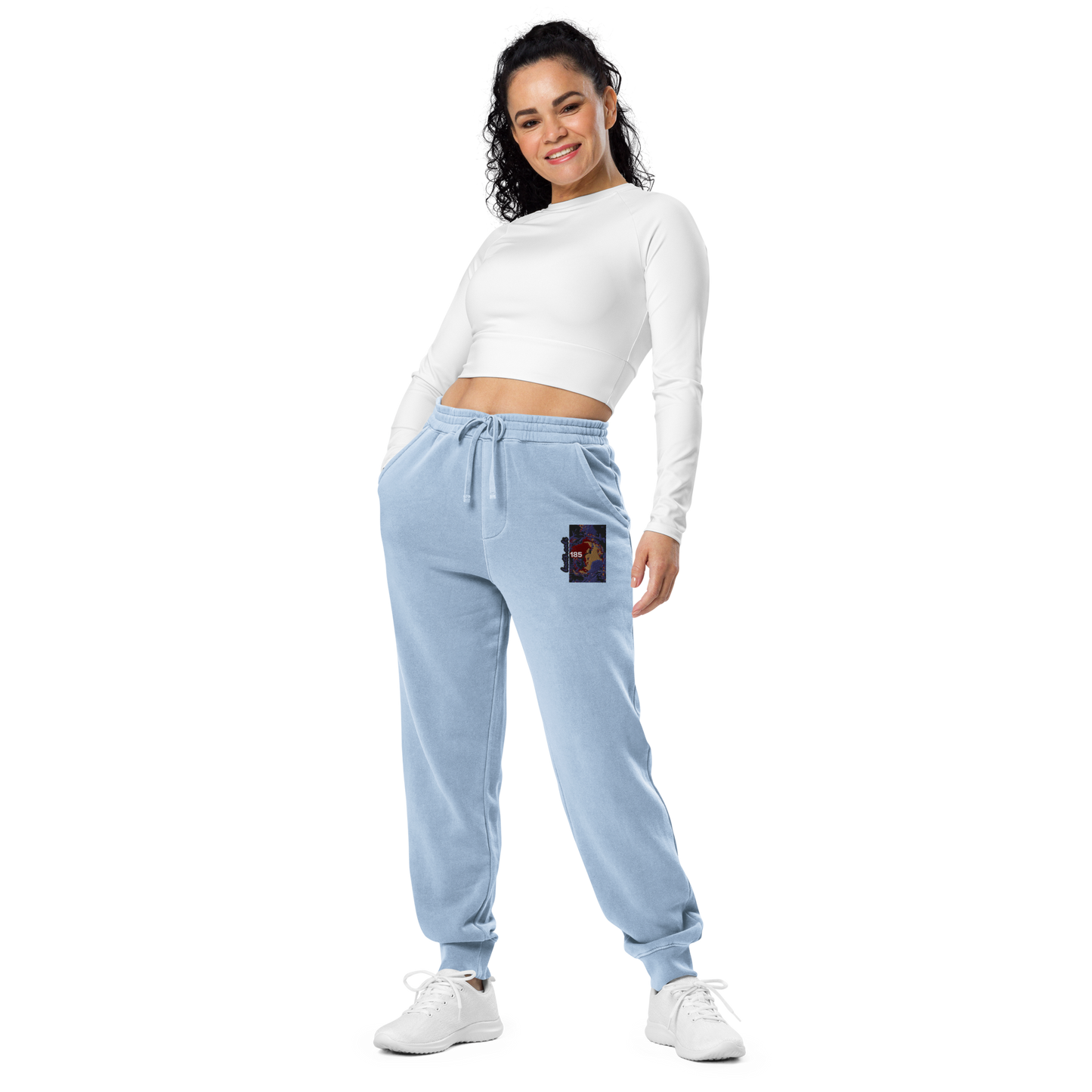 Unisex pigment-dyed sweatpants