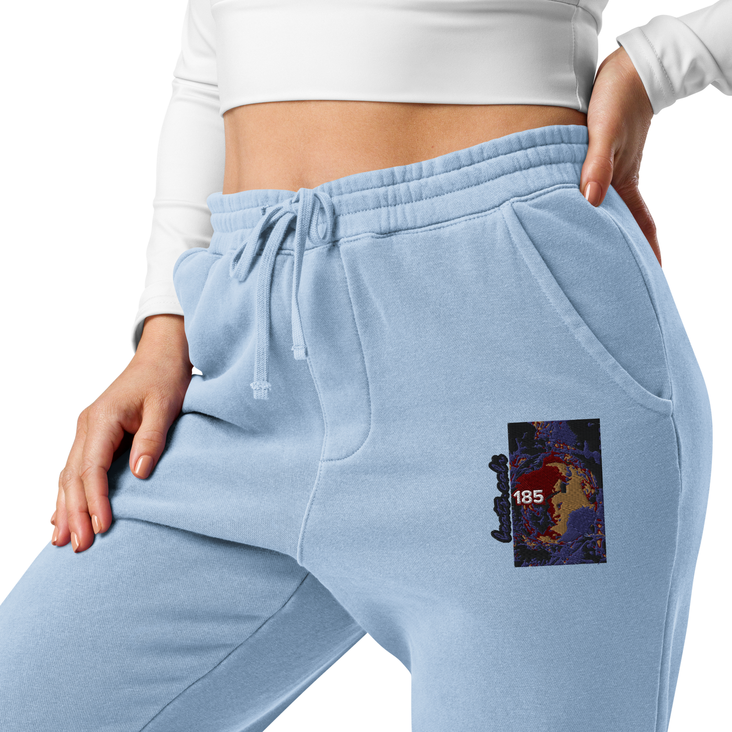 Unisex pigment-dyed sweatpants
