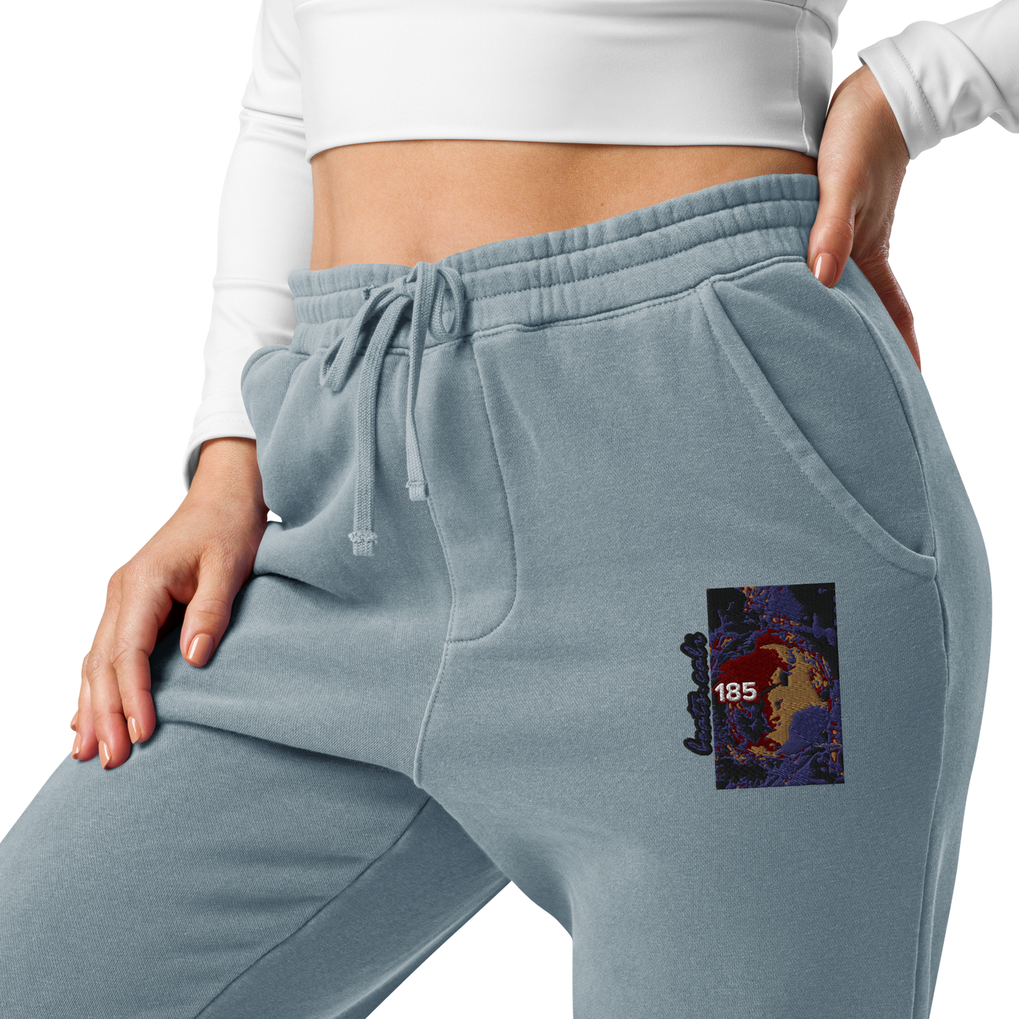 Unisex pigment-dyed sweatpants