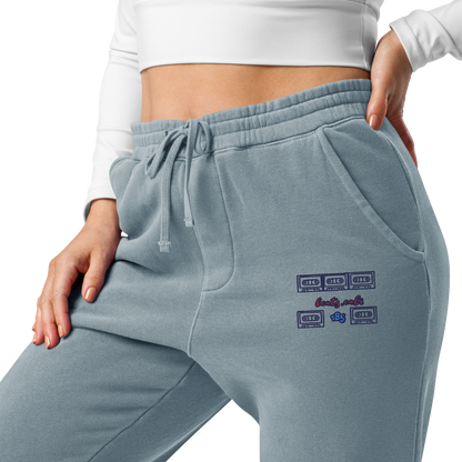 Unisex pigment-dyed sweatpants