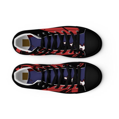 Women’s high top canvas shoes
