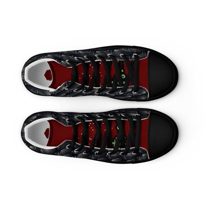 Women’s high top canvas shoes
