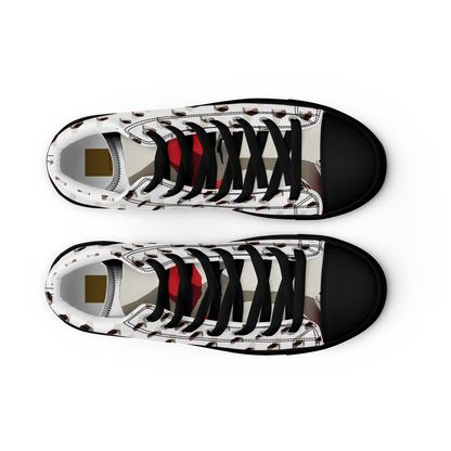 Women’s high top canvas shoes