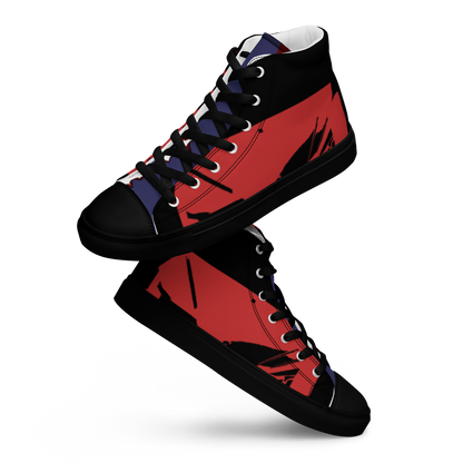 Women’s high top canvas shoes