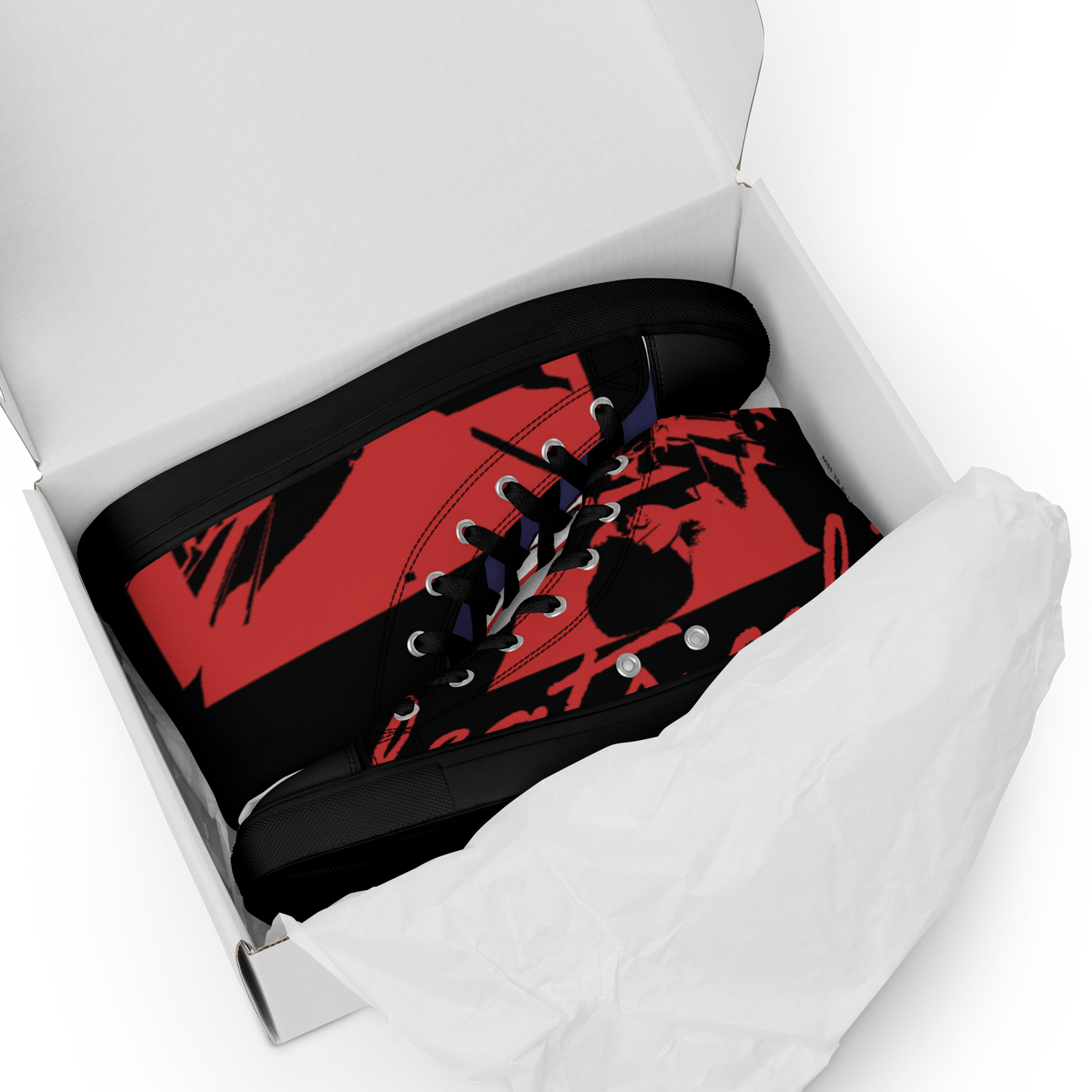 Women’s high top canvas shoes